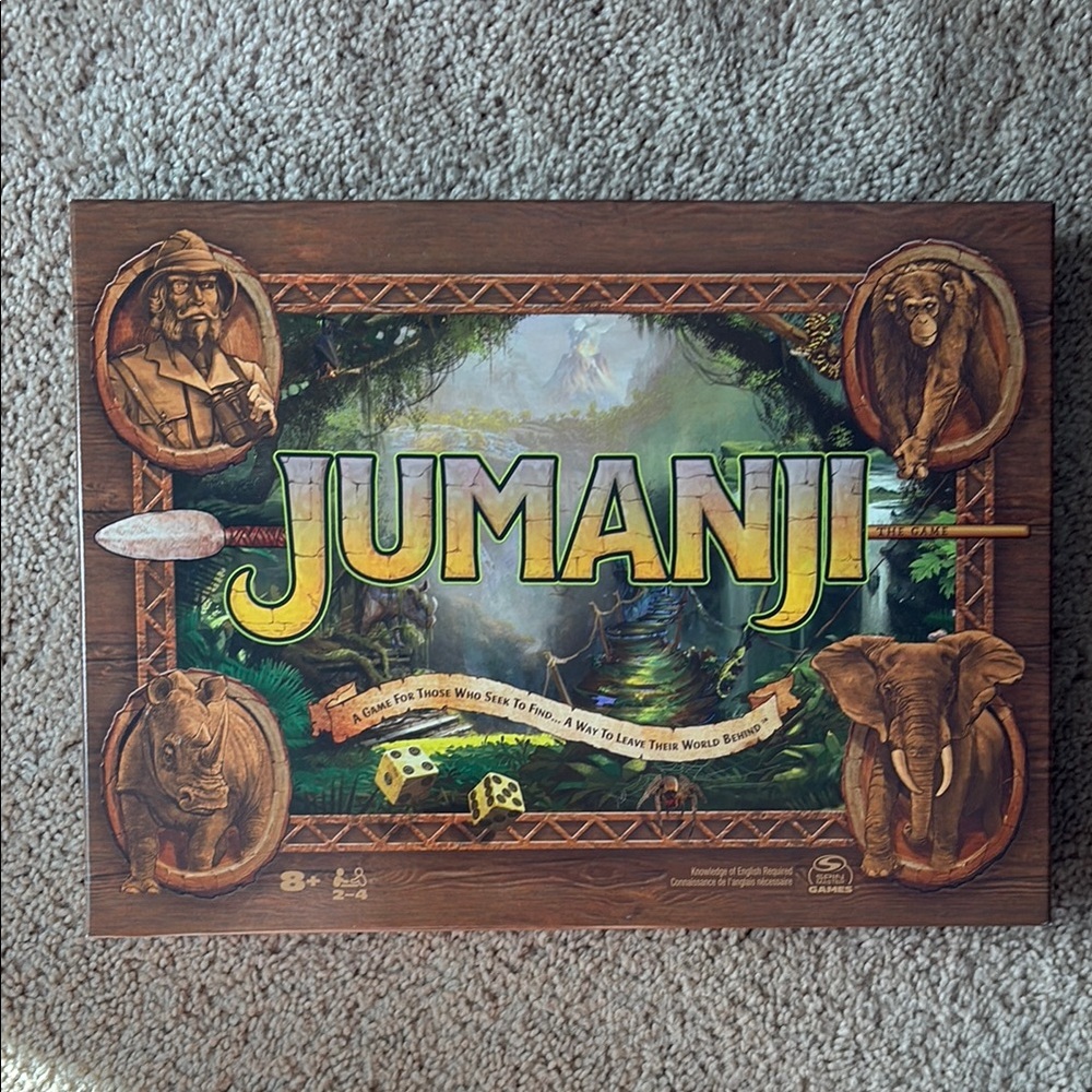 Jumanji Adventure Board Game - Green and Brown